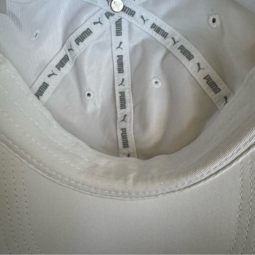 Like new! Athletic White Puma Baseball Hat - Picture 2 of 6